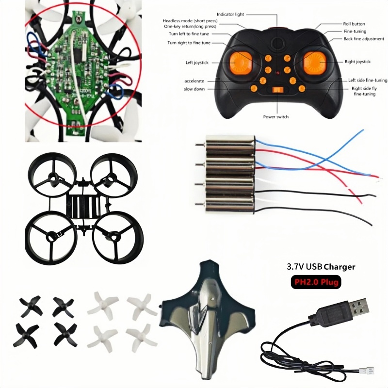 Kit Drone DIY Lengkap 2.4G 6Ax - Drone Kit Beginner ulasan dan harga