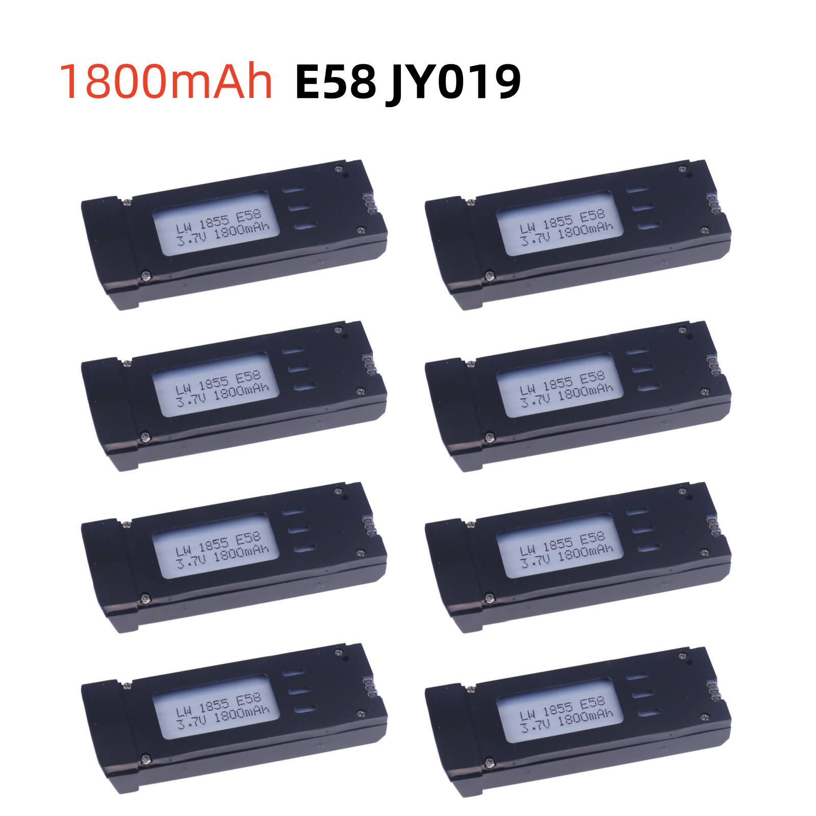 Drone RC 3.7V 1800mAh baterai  - Eachine Drone E58 ulasan dan harga