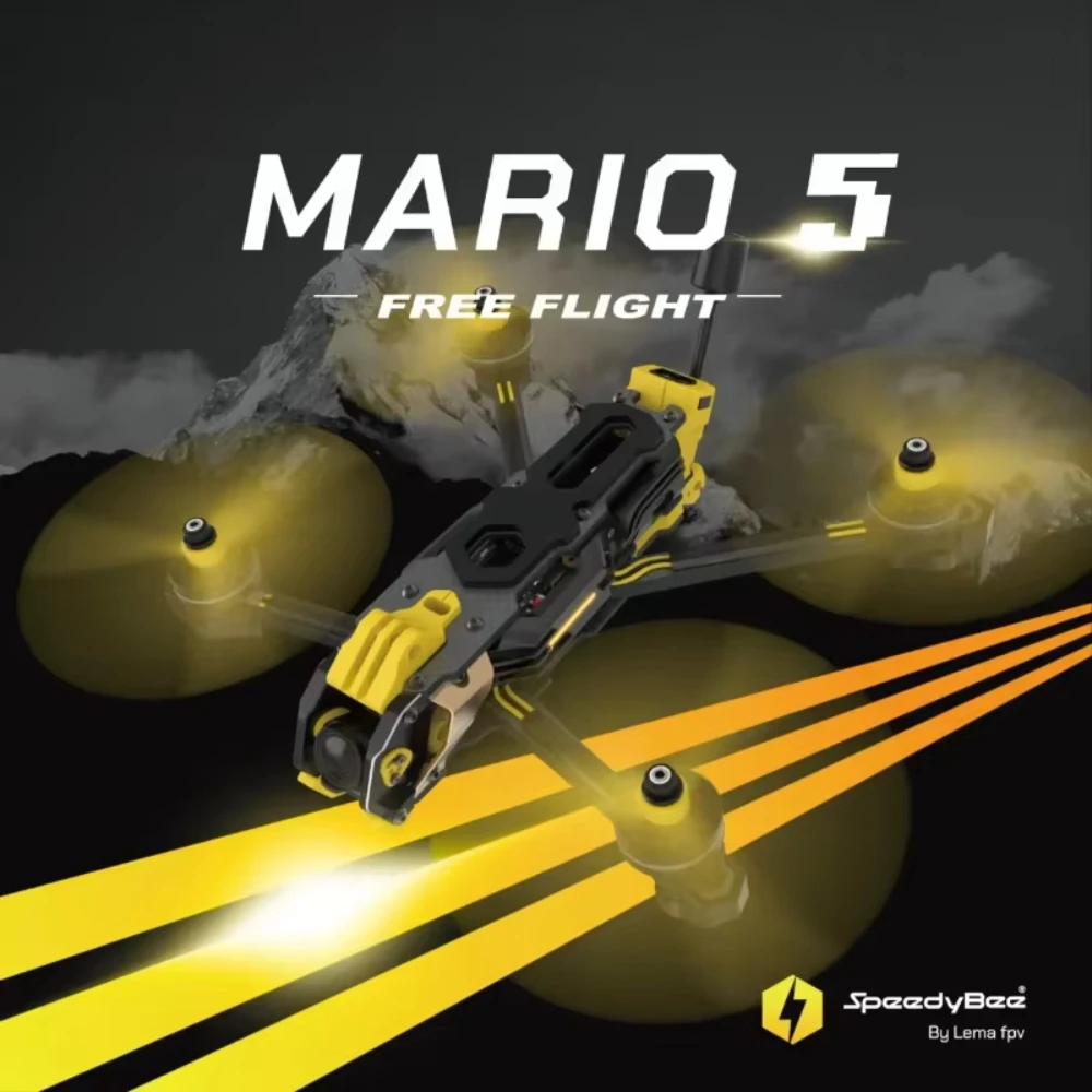 Kit Rangka Speedybee Mario 5 O - Drone Kit Fpv ulasan dan harga